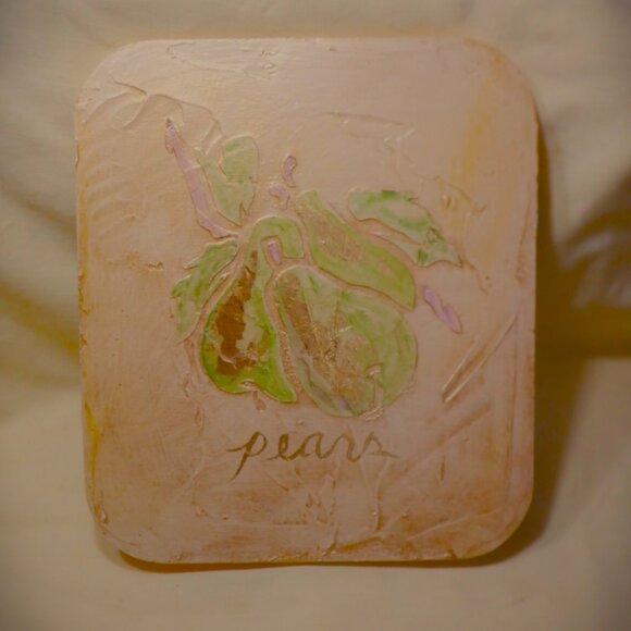 Hand Crafted Wall Art *** Pears *** - Picture 1 of 1